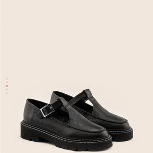 Neiva Black Tumble Mary Jane